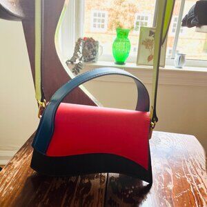 Charlotte Stone Marea Mini Wave Leather Handbag